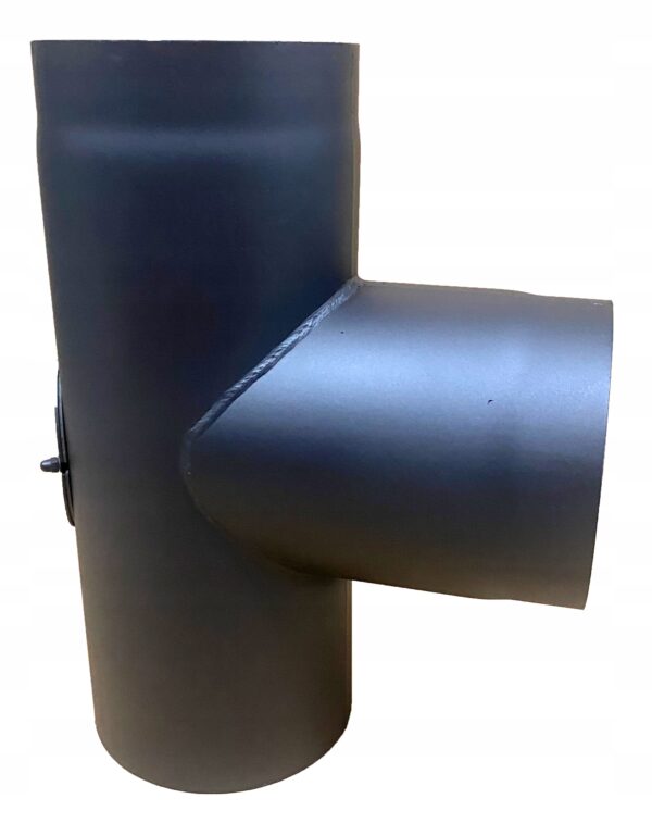 Trójnik spalinowy fi 180 ART-METAL 90° wyczystka