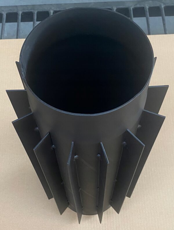 _RADIATOR STALOWY DO KOMINKA 130mm